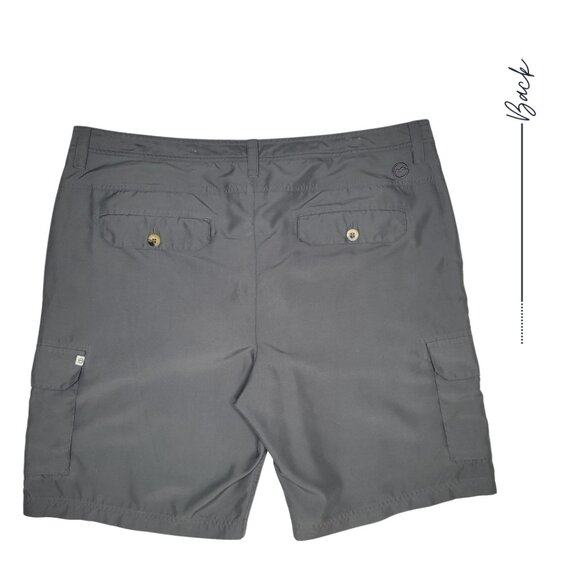 MAGELLAN OUTDOOR GREY CARGO SHORT FOR MEN - Picture 2 of 9